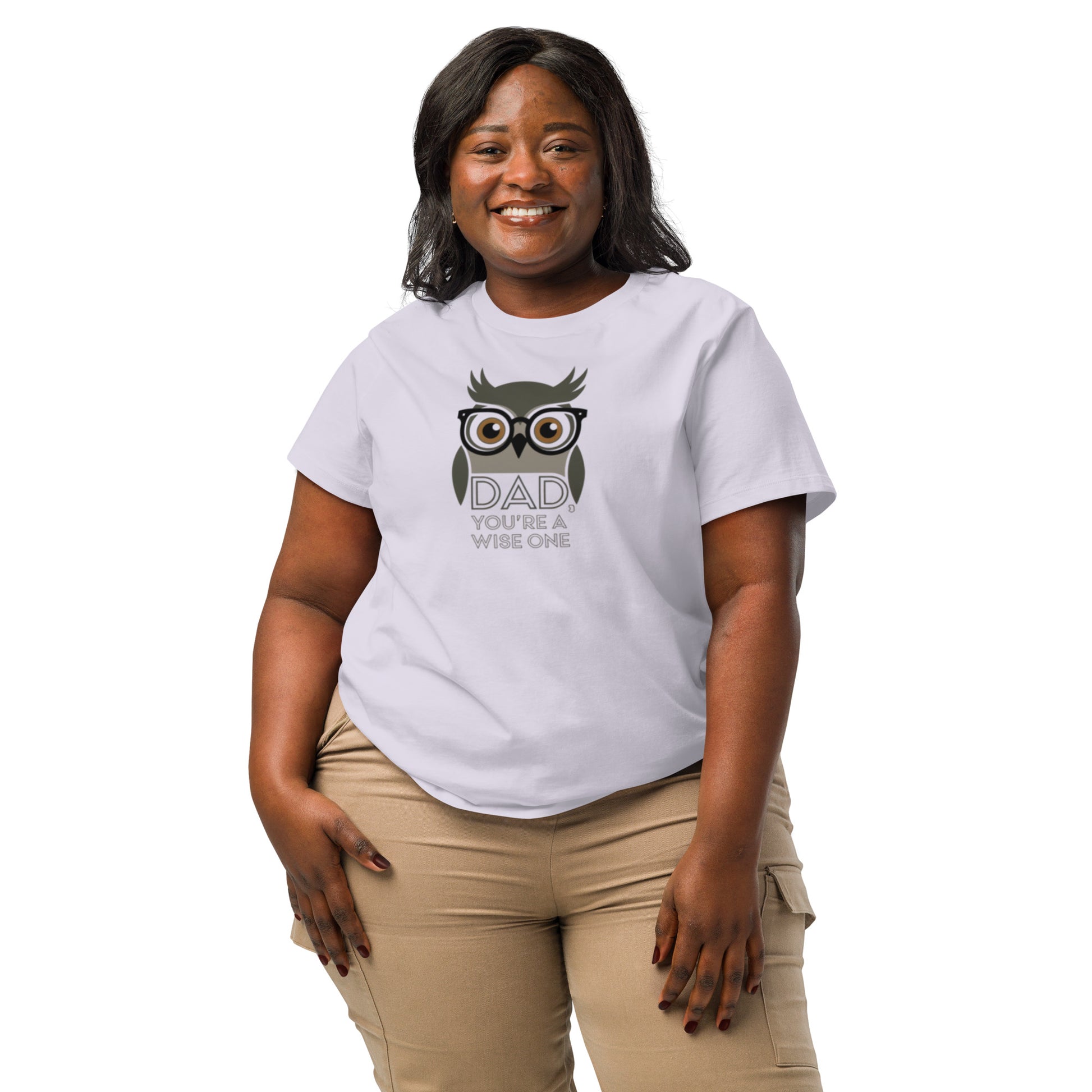 Women’s Organic Ribbed Neck T-Shirt –Owl Themed Eco-Friendly, Sustainable Fashion by Dudeily Dudeily