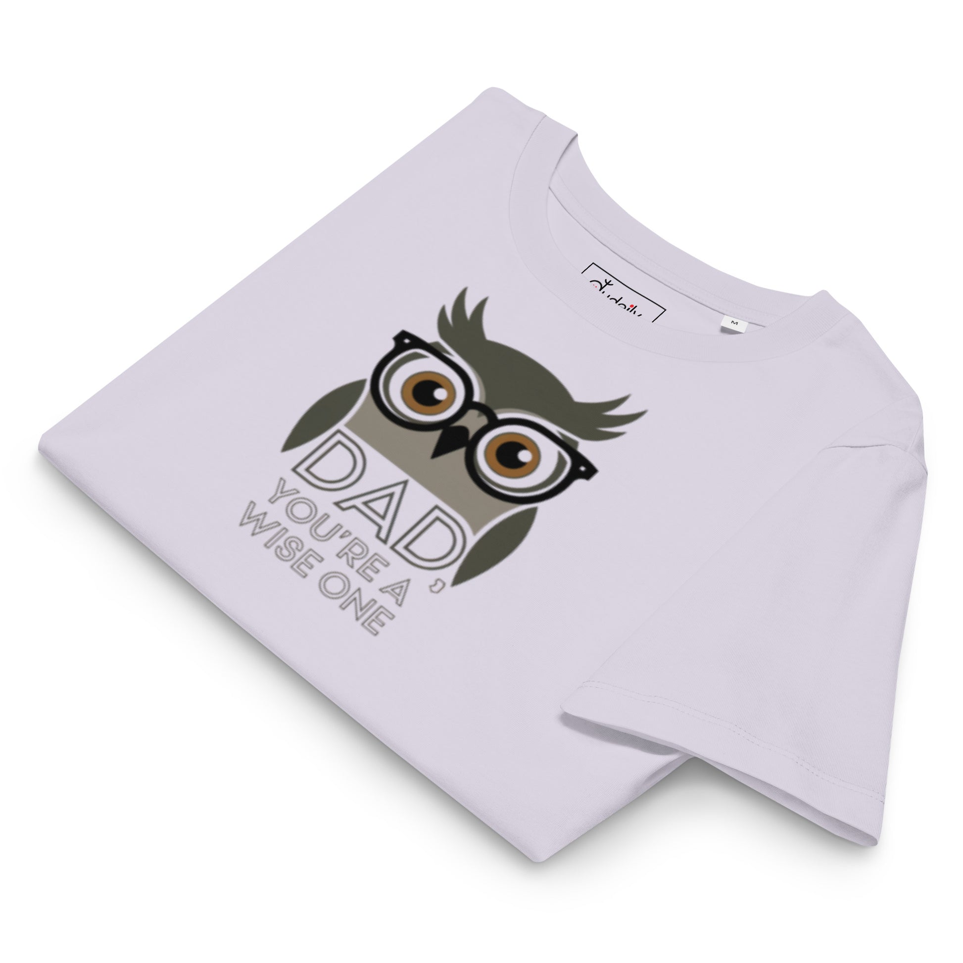Women’s Organic Ribbed Neck T-Shirt –Owl Themed Eco-Friendly, Sustainable Fashion by Dudeily Dudeily