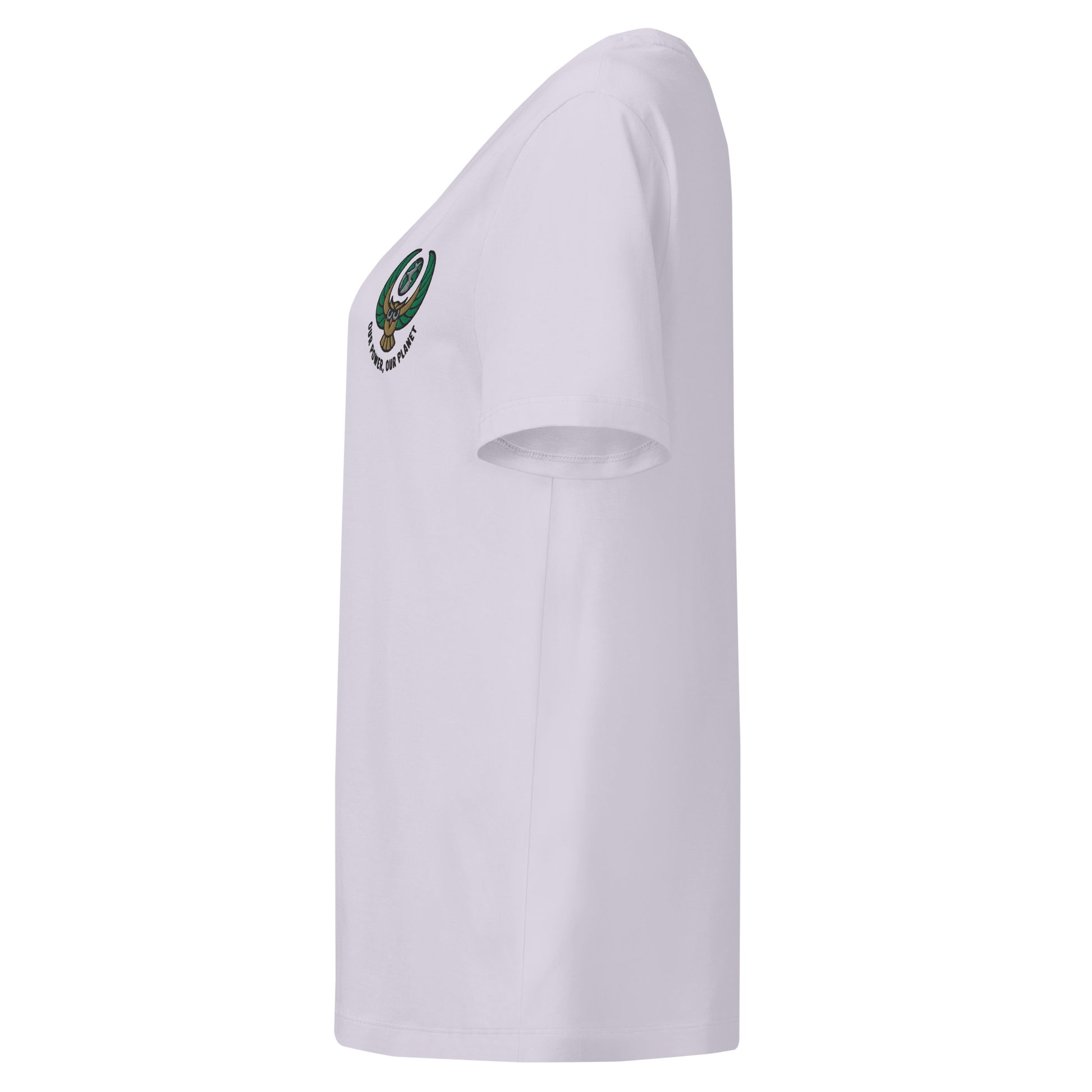 Women’s organic ribbed neck t-shirt Dudeily