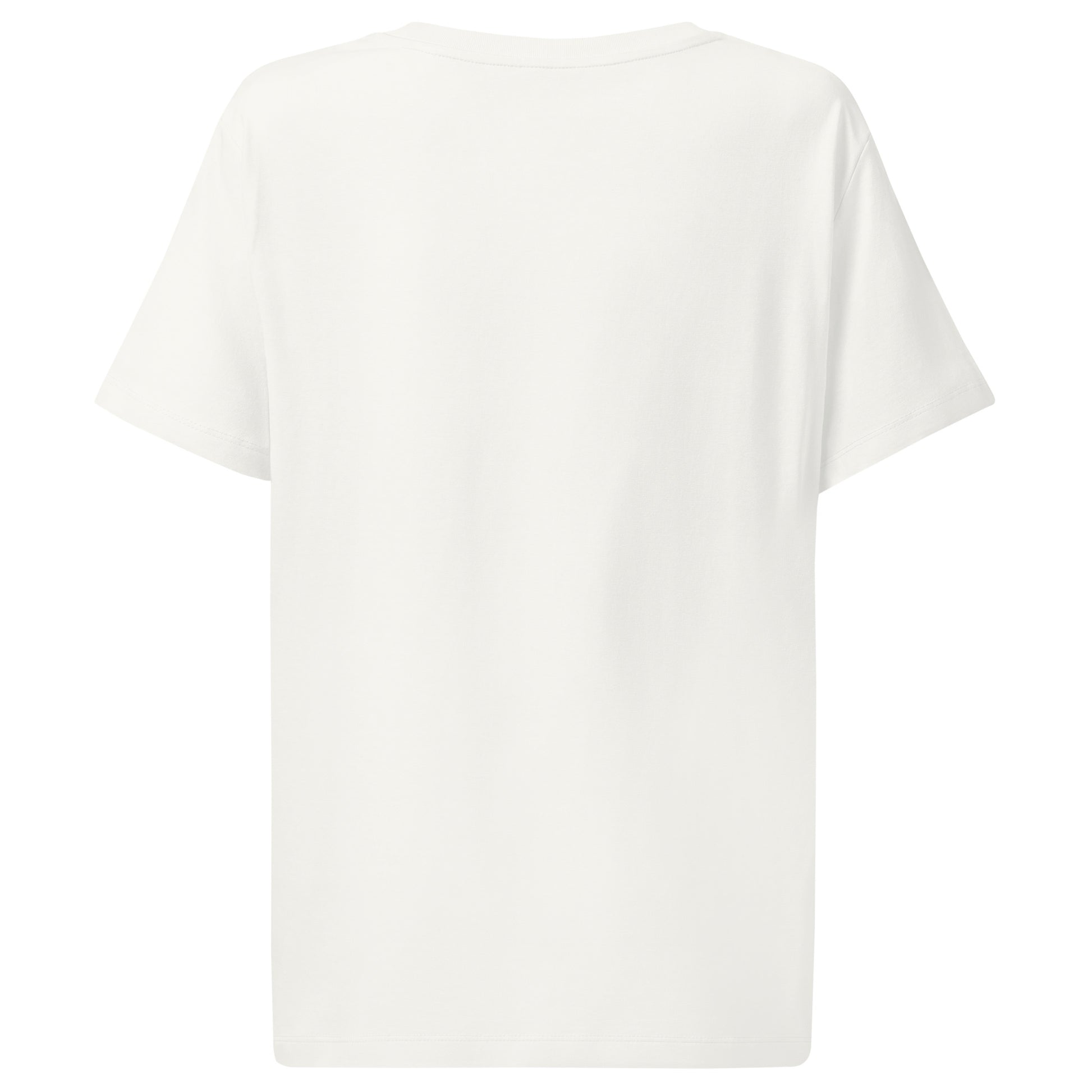 Eco-Friendly Owl Clothing Embroidered Women’s Organic Ribbed Neck T-Shirt "Grow With Care" Dudeily