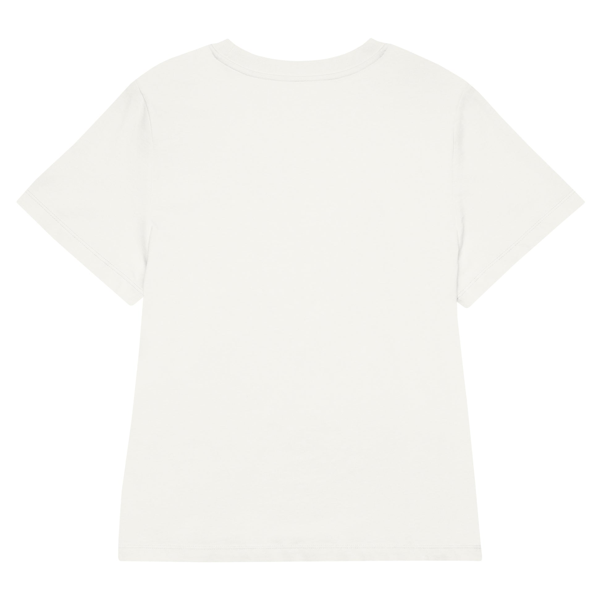 Eco-Friendly Owl Clothing Embroidered Women’s Organic Ribbed Neck T-Shirt "Grow With Care" Dudeily