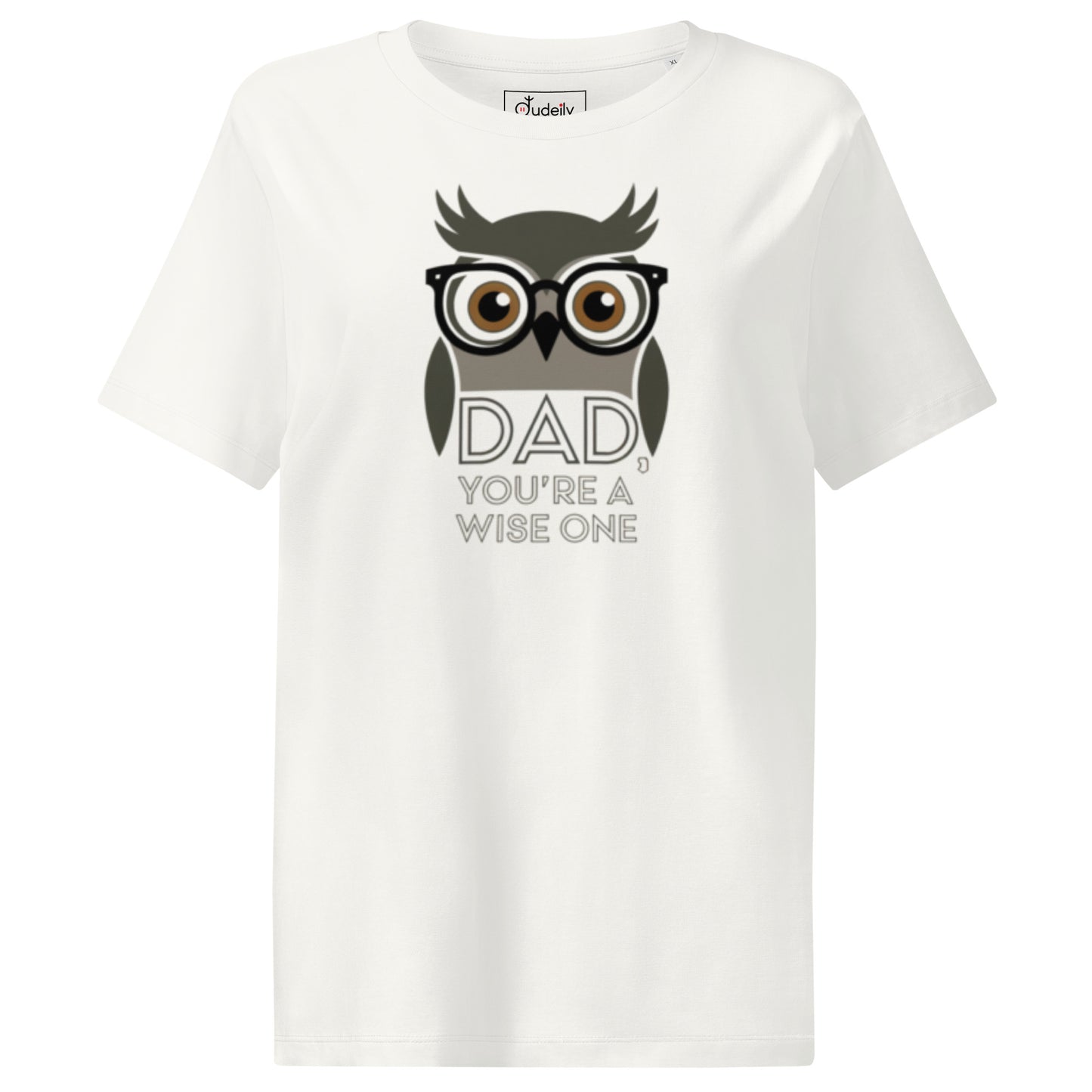 Women’s Organic Ribbed Neck T-Shirt –Owl Themed Eco-Friendly, Sustainable Fashion by Dudeily Dudeily