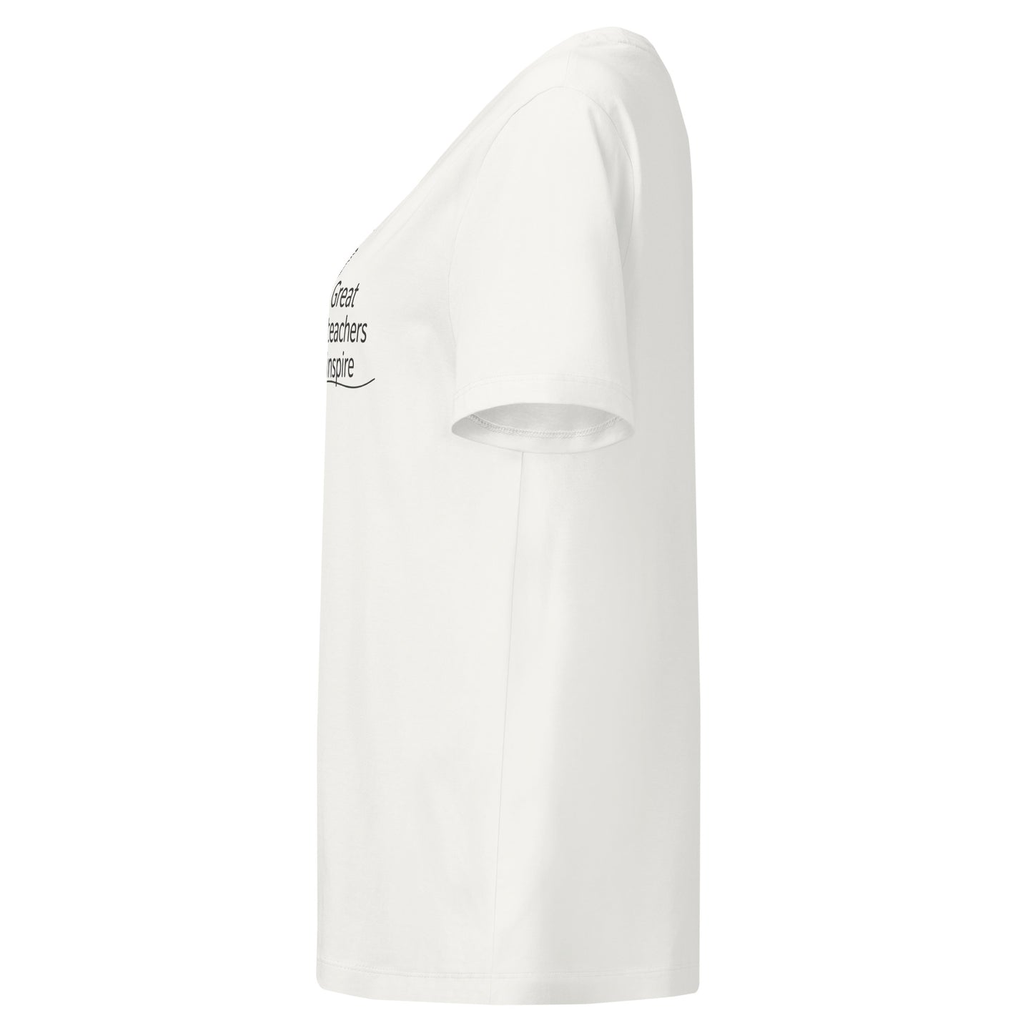 Women’s organic ribbed neck t-shirt Dudeily