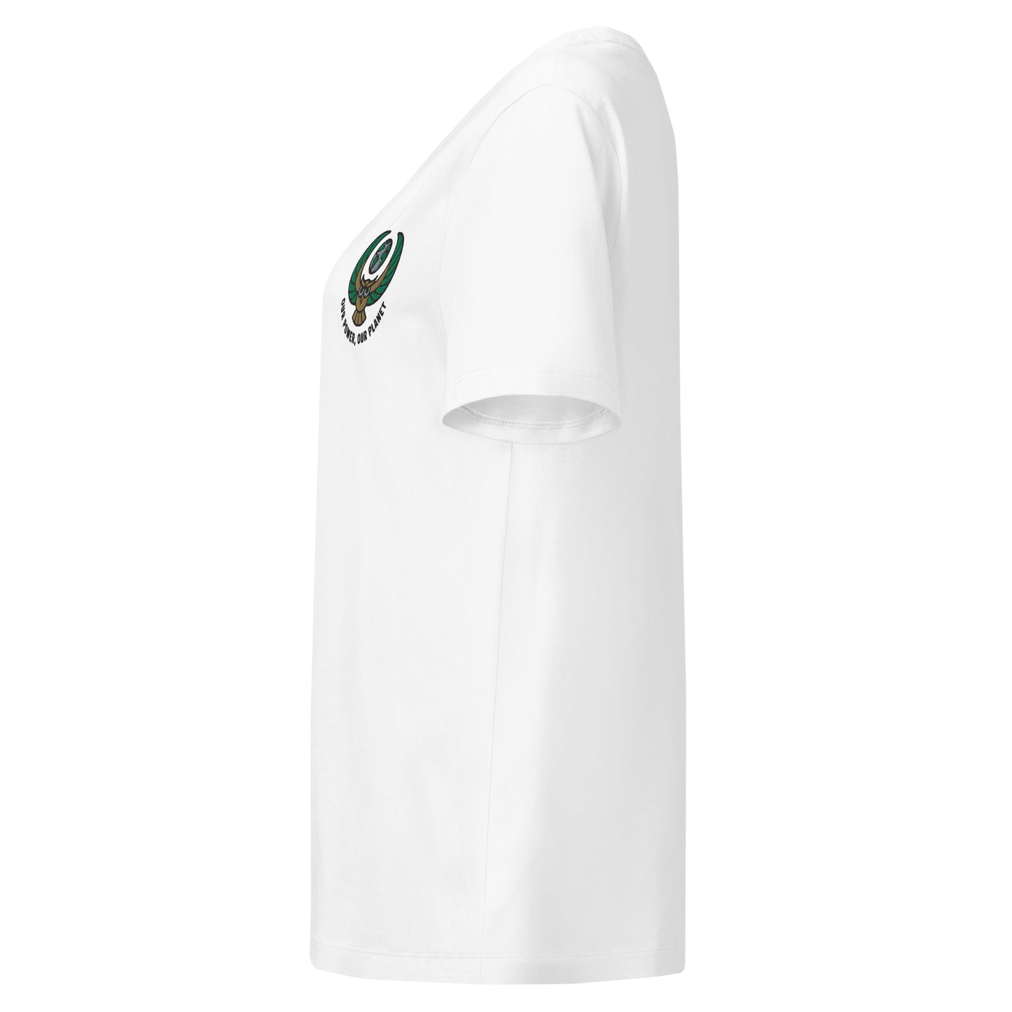 Women’s organic ribbed neck t-shirt Dudeily